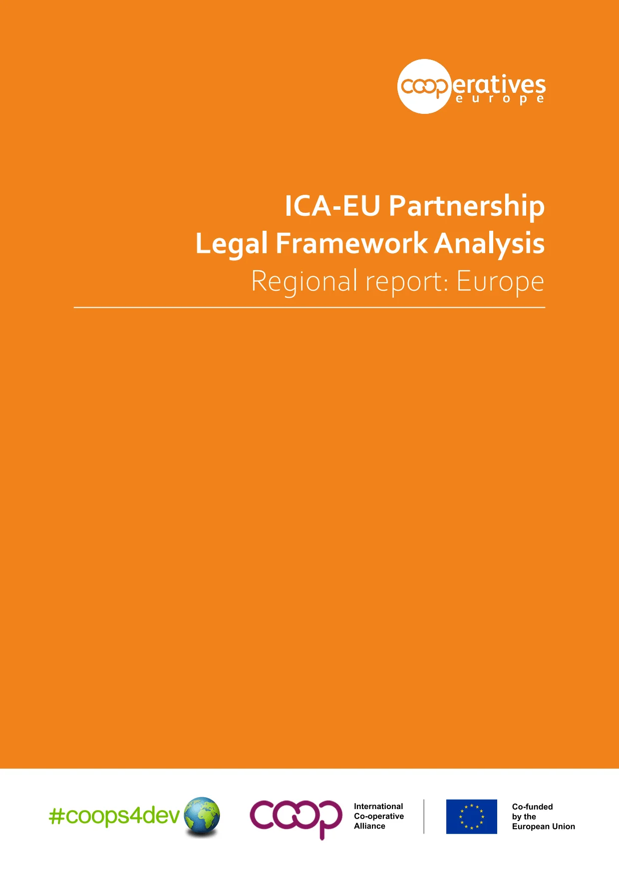 ICA-EU Partnership - Legal Framework Analysis - Regional report: Europe