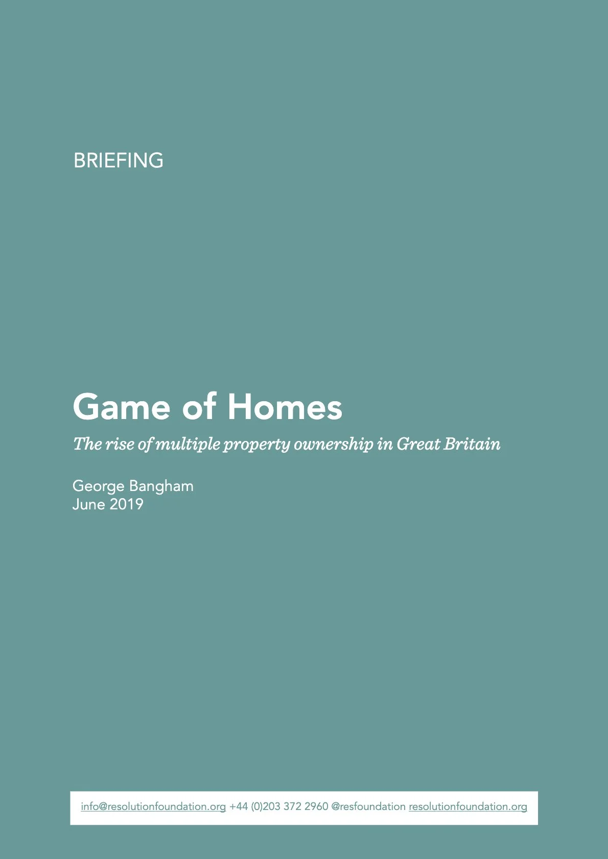 Game of Homes - The rise of multiple property ownership in Great Britain